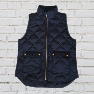 Petite J. Crew excursion quilted down vest